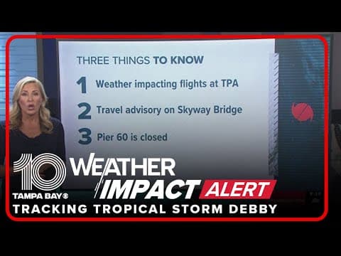 Delays and cancellations stack up at Tampa Bay-area airports ahead of Tropical Storm Debby