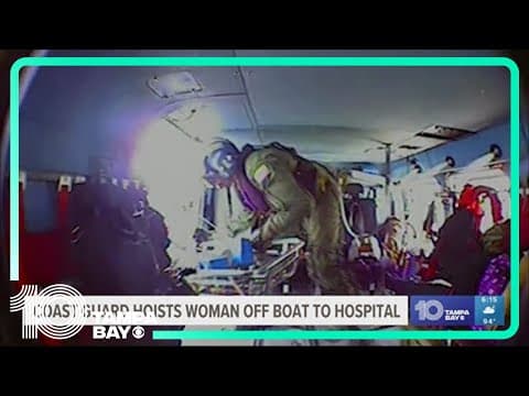 US Coast Guard rescues injured woman near Hernando Beach