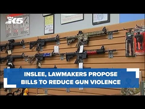 Inslee, lawmakers propose bills to reduce gun violence