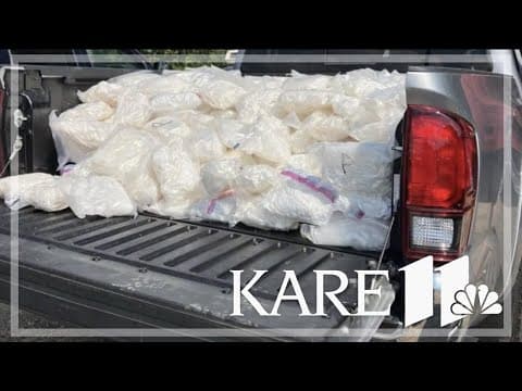 Law enforcement seizes nearly 900 pounds of meth in Minneapolis