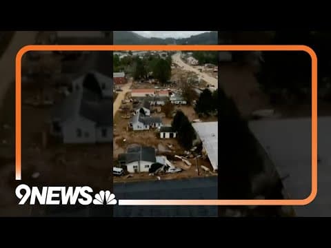 President Biden Tours Destruction of North Carolina Floods