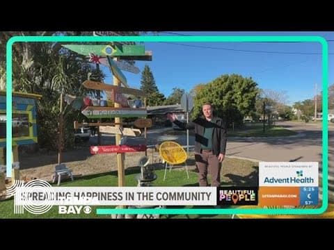 St. Pete man turns front lawn into neighborhood gathering spot: Beautiful People