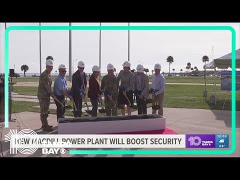Construction underway for new power plant at MacDill Air Force Base