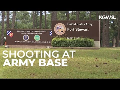 Army sergeant allegedly shot five soldiers on base at Fort Stewart in Georgia