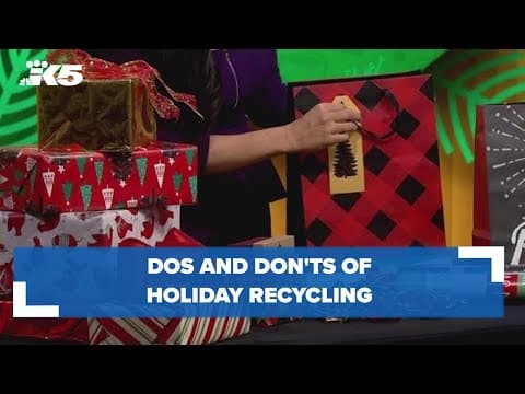 Washingtonians, do you know the dos and don'ts of holiday recycling?