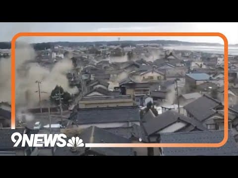 Tsunami Warning After 7.6 Earthquake Hits Japan