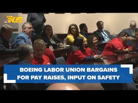 Boeing's largest labor union calls for 40% pay increase at bargaining table