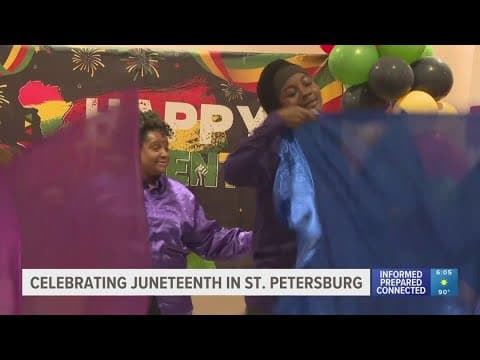 Hundreds gather in St. Pete to celebrate Juneteenth