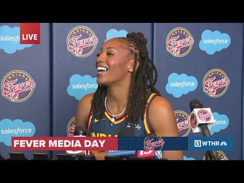 Kelsey Mitchell shares her excitement for upcoming Indiana Fever season | Indiana Fever Media Day