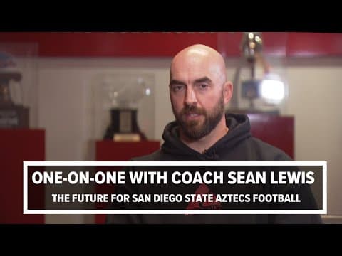 Aztecs head coach Sean Lewis discusses the future for San Diego State football