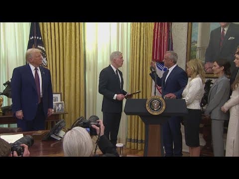 RFK Jr. officially named health secretary