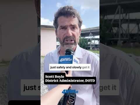 Garbage truck wreck finally getting cleared from I-10 ramp 🚧