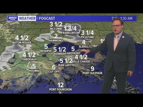 Weather: Expect reduced visibility as extremely dense fog continues Tuesday morning