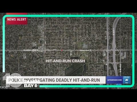 57-year-old man killed in St. Pete hit-and-run, police say