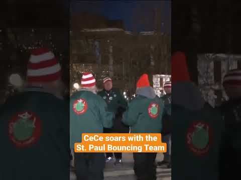 Watch CeCe Gaines soar with the St. Paul Bouncing Team! #shorts #StPaul #kare11sunrise