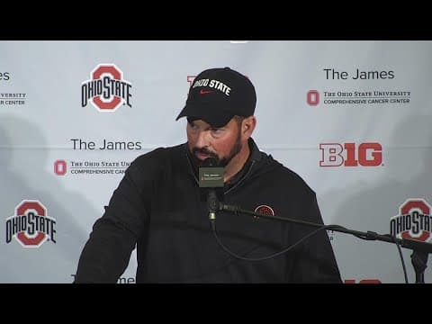 Ryan Day postgame interview | Ohio State-Wisconsin