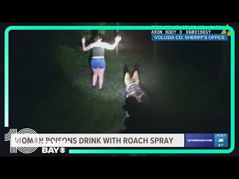 Man hospitalized after woman poisons his drink with roach spray, deputies say