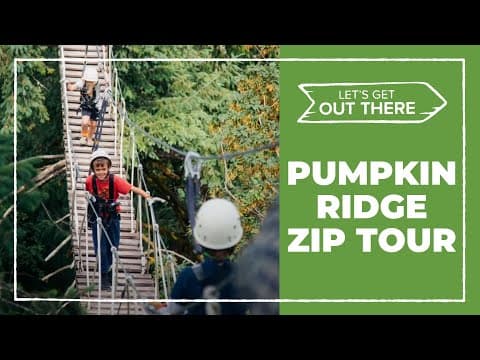 A trip down the treetops in North Plains, Oregon