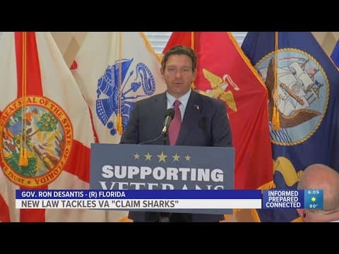 Gov. DeSantis signs 3 new laws aimed at supporting veterans, families