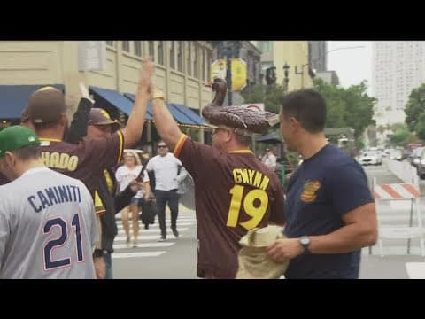 Padres fans takeover Downtown San Diego, city awaits the start of Game 3 NLDS