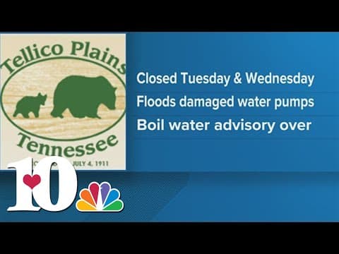 Tellico area schools back in session Friday after floods damaged water pumps