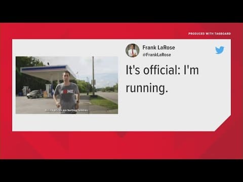 Frank LaRose announces U.S. Senate bid