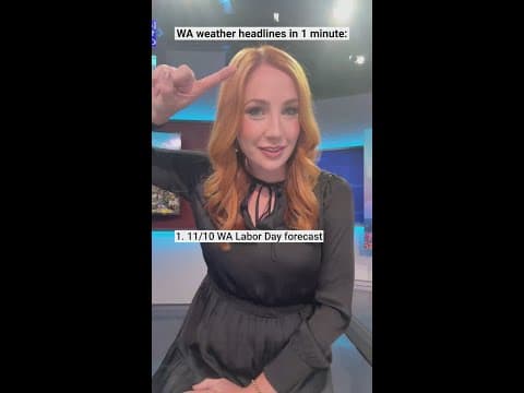 Washington Weather Headlines in 1 minute