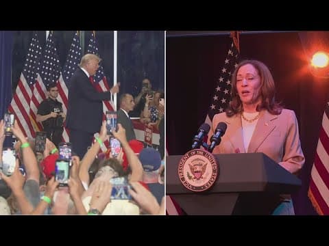 Trump and Harris trade attacks as campaign trail heats up