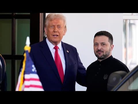Volodymyr Zelenskyy to meet President Trump in Washington, D.C. Monday