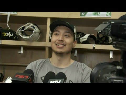 Dallas Stars vs. Winnipeg Jets | Pete DeBoer, players post-game interviews after Game 1 win