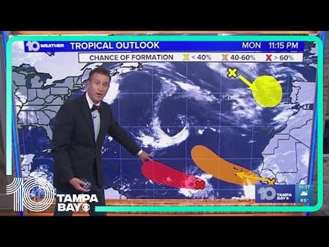 Tracking the Tropics: Invest 95-L expected to be tropical depression or storm by midweek