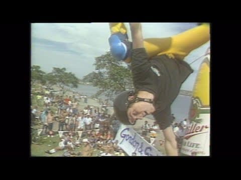 Gordon & Smith Skateboard Exhibition at Mission Bay in San Diego in 1986
