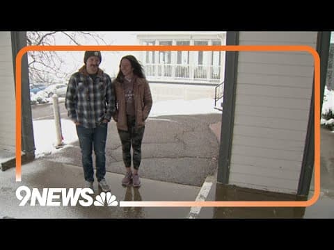 Couple preparing to say 'I do' in the snow