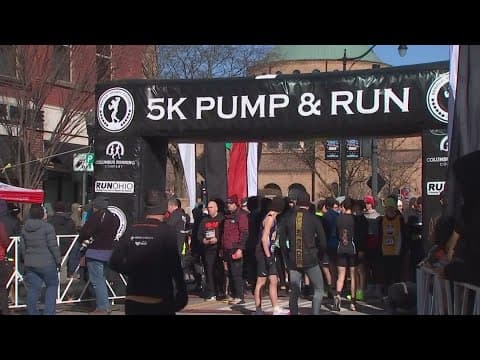 Athletes participate in 5K Pump & Run on final day of Arnold Sports Festival