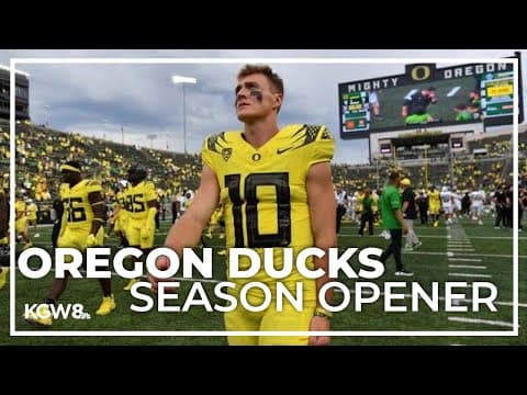 Oregon Ducks open season with 81-7 win against Portland State