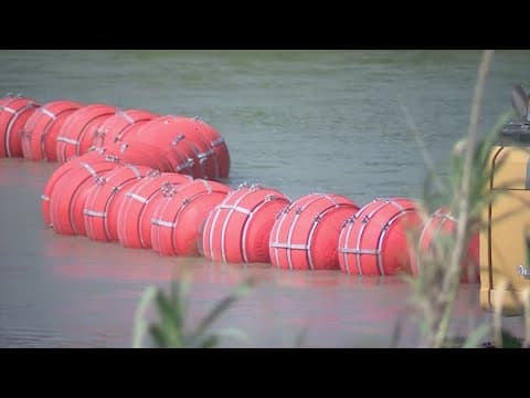 Biden administration sues Texas over Rio Grande buoy barrier