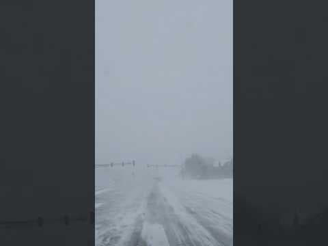 Blizzard conditions as winter storm hits Fargo, ND - Moorhead, MN area