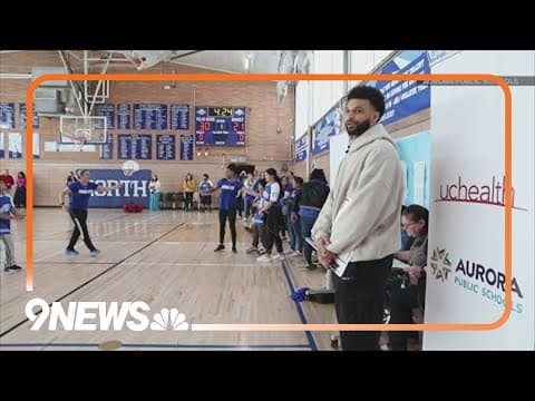 Jamal Murray makes surprise visit to Aurora school