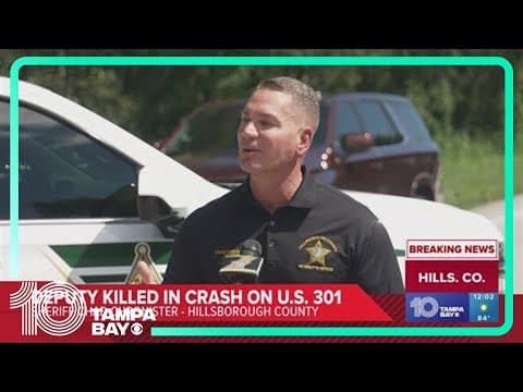 Hillsborough County deputy killed in crash with semi-truck