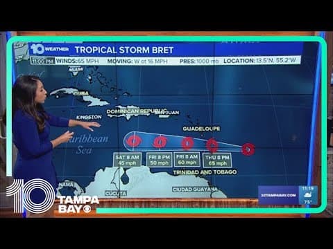 Tracking the Tropics: Dominica joins tropical storm warning as Bret tracks toward the Caribbean | 11