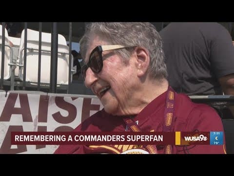 Remembering Commanders superfan Melba Jacobson