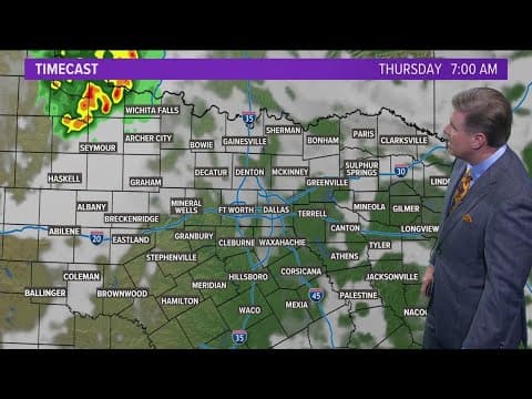 DFW Weather: Timeline for the next rain, storm chances this week