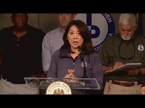 Watch: Jefferson Parish press conference on Francine preparations