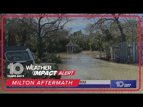 Milton aftermath: First look at Siesta Key damage after storm