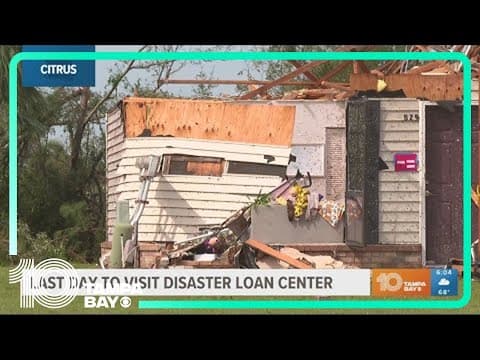 Happening Today: Last day at disaster loan center in Crystal River