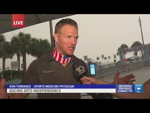 St. Pete Pier run underway as downpours move through on Fourth of July