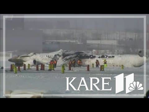 Investigators on scene of crashed Delta flight in Toronto