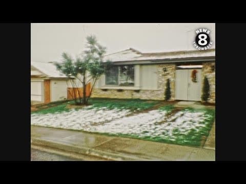 Rare snowfall in San Diego 1967
