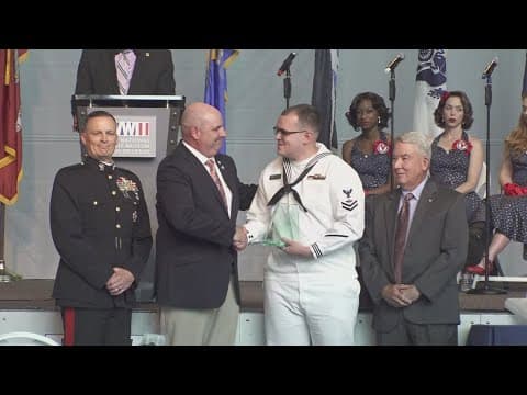 WWII Museum hosts Armed Forces Day ceremony