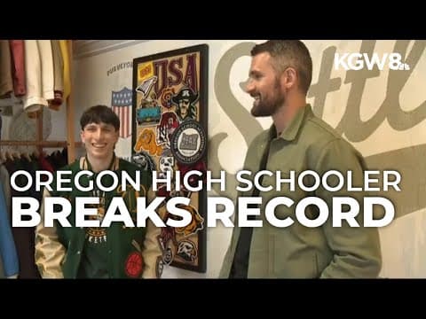 Oregon high school basketball player honored by NBA star after breaking record
